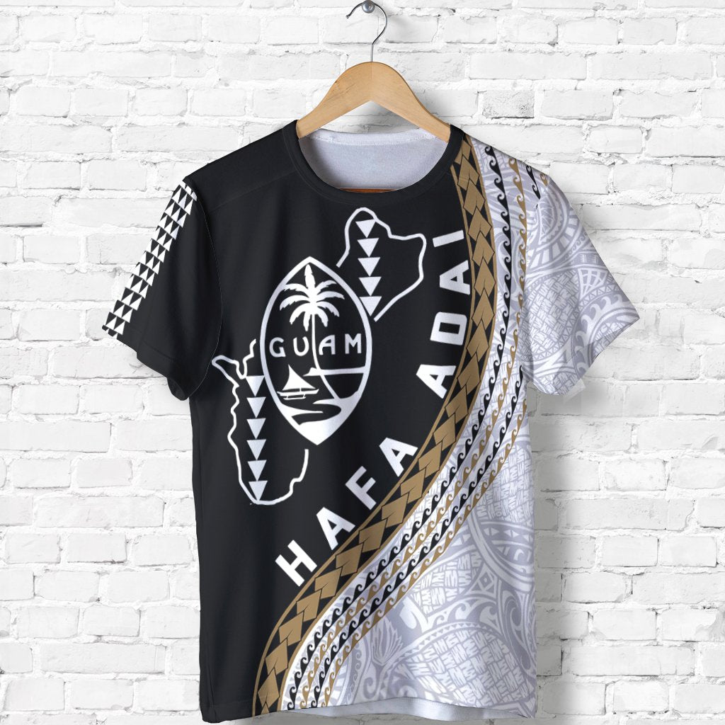 Guam Map T shirt Generation Iv Black White - Vibe Hoodie Shop