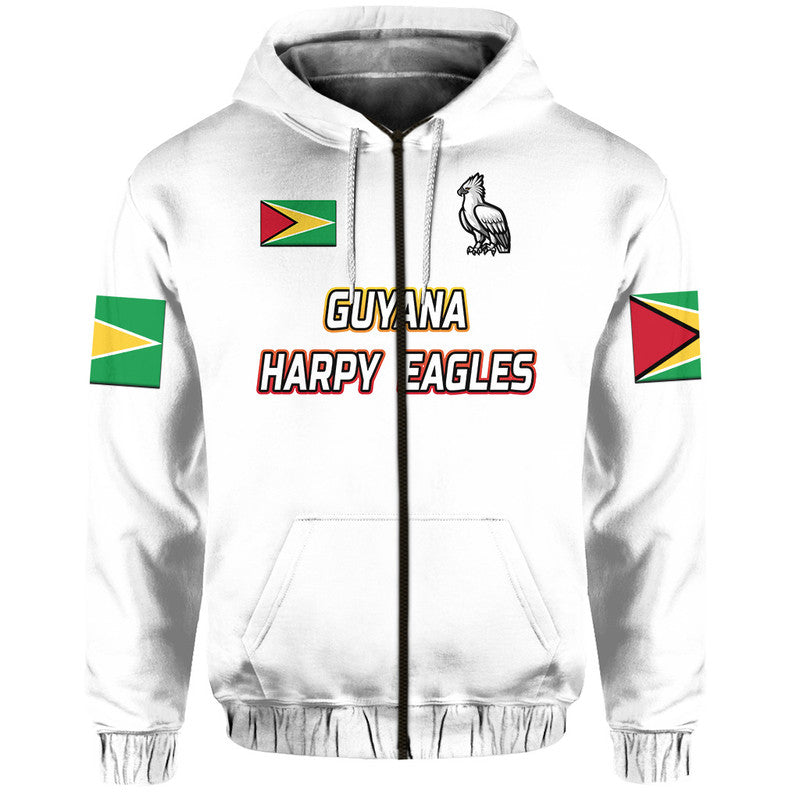 (Custom Personalised) Guyana Cricket Harpy Eagles Zip Up And Pullover Hoodie Special Style LT8 - Vibe Hoodie Shop