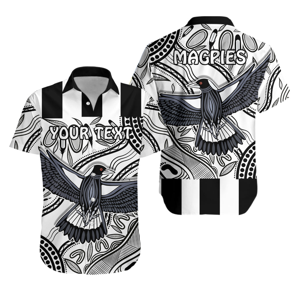 (Custom Personalised) Magpies Lovers Hawaiian Shirt Collingwood Forever - Vibe Hoodie Shop