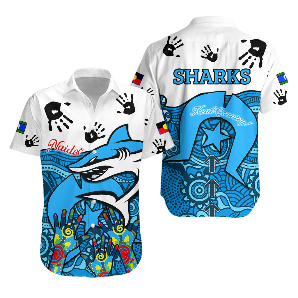 Sharks NAIDOC Week Hawaiian Shirt Cronulla - Vibe Hoodie Shop