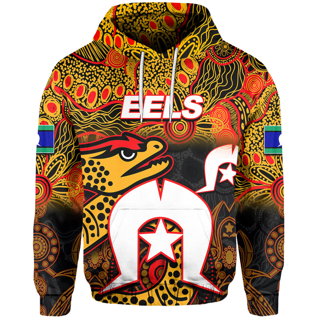 (Custom Personalised) Eels Torres Strait Islanders Mix Aboriginal Hoodie No.2 LT6 - Vibe Hoodie Shop