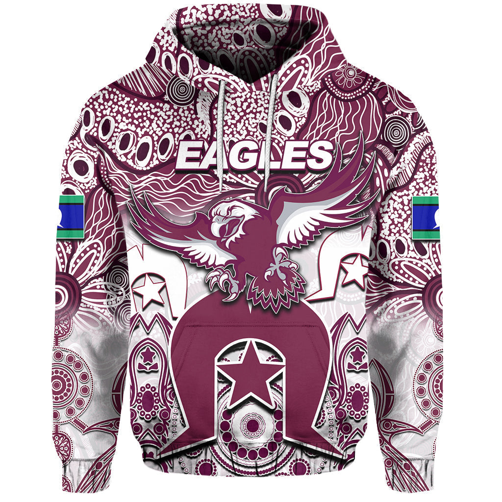 (Custom Personalised) Sea Eagles Torres Strait Islanders Mix Aboriginal Hoodie LT6 - Vibe Hoodie Shop