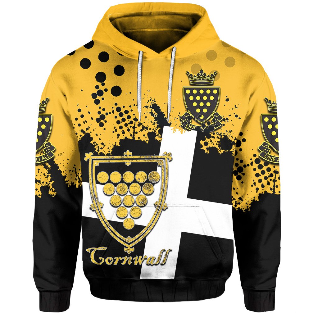 Cornwall Hoodie Rugby Flag Version - Vibe Hoodie Shop