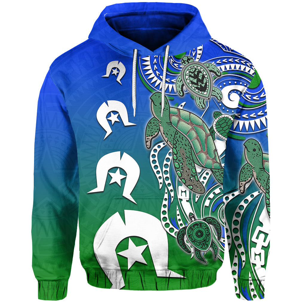 (Custom Personalised) Torres Strait Islanders Hoodie Turtle LT6 - Vibe Hoodie Shop