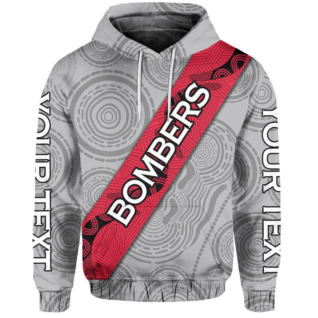 (Custom Personalised) Essendon Bombers Hoodie - Vibe Hoodie Shop