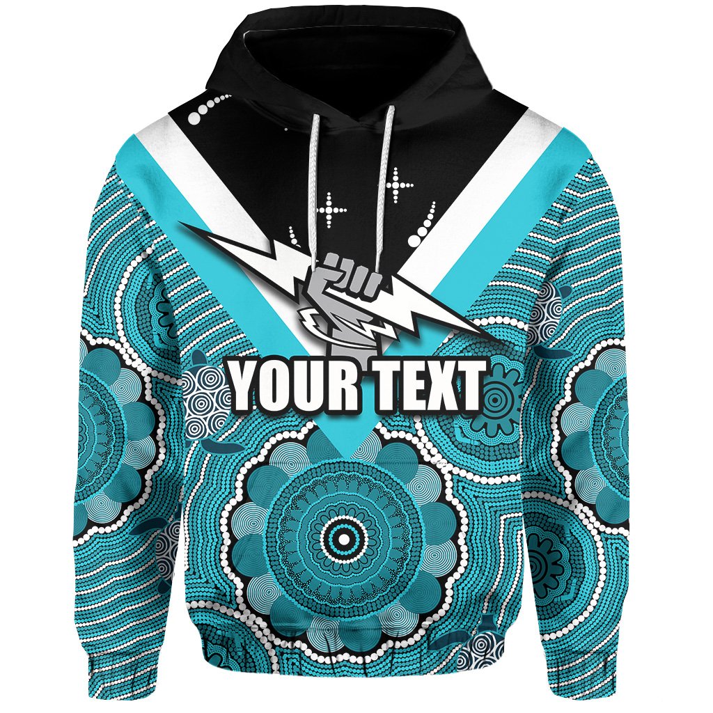 (Custom Personalised) Port Adelaide Hoodie Power - Vibe Hoodie Shop