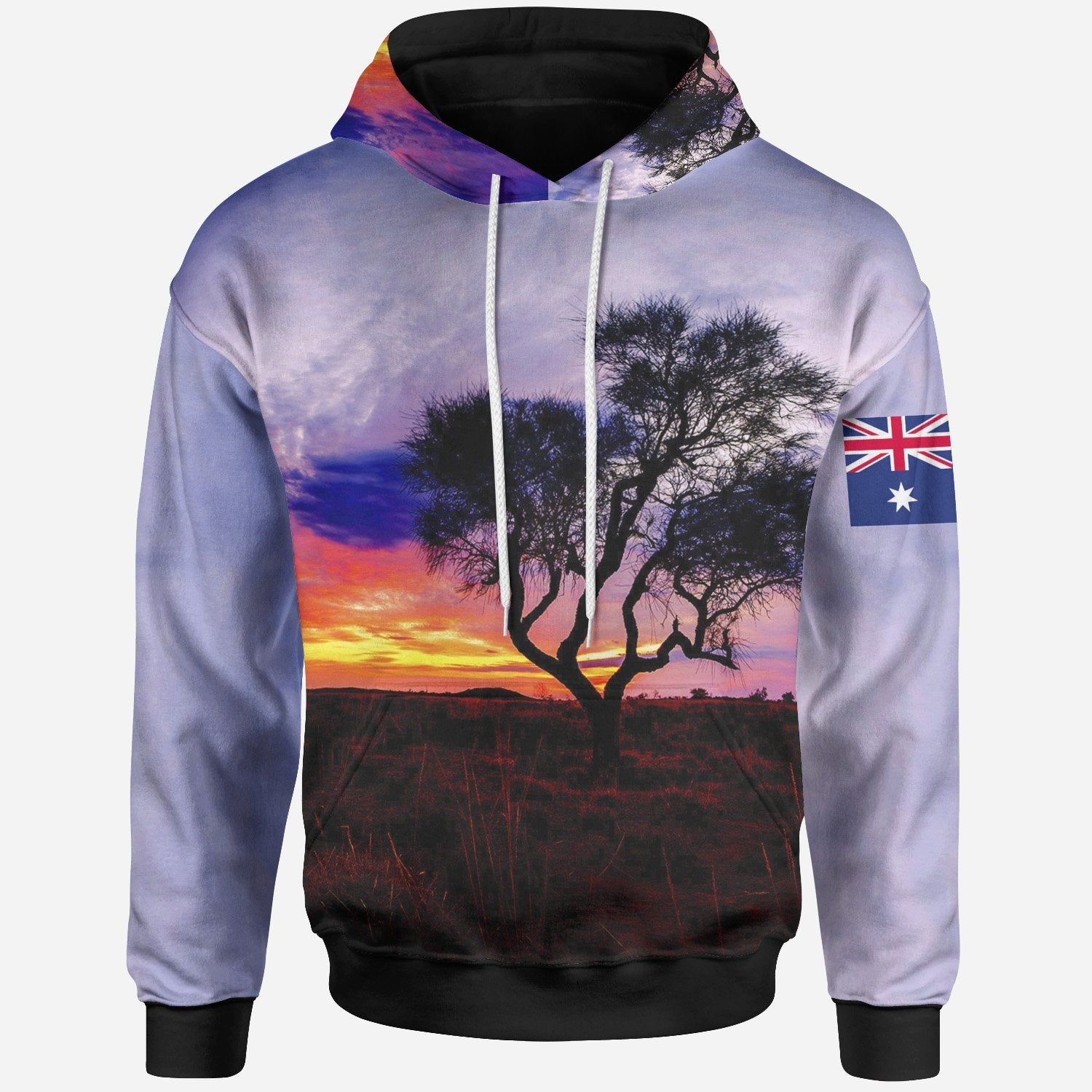 Hoodie - Australia Sky View, The forest is Growing - Unisex - Vibe Hoodie Shop