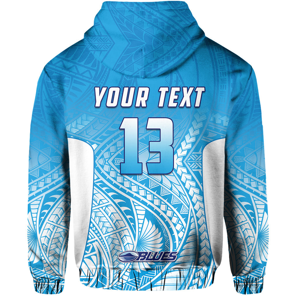 (Custom Text and Number) Blues Hoodie Super Rugby New Zealand LT13 - Vibe Hoodie Shop