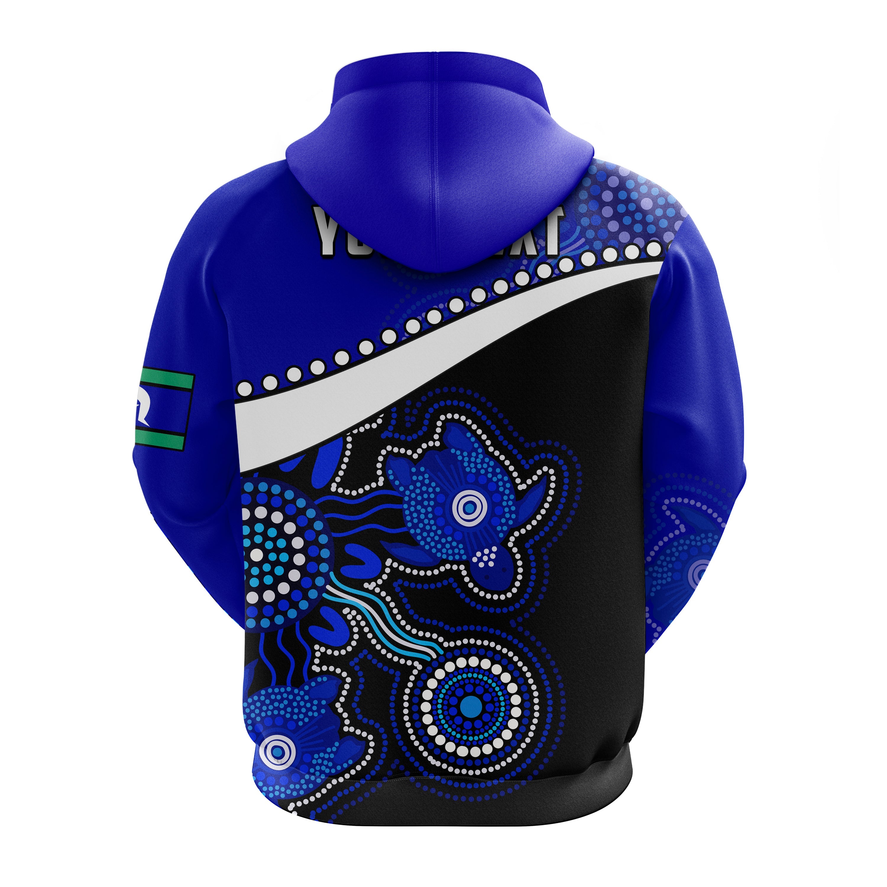 (Custom Personalised) NAIDOC Week 2022 Hoodie Torres Strait Islanders Version Blue Aboriginal Turtles LT13 - Vibe Hoodie Shop