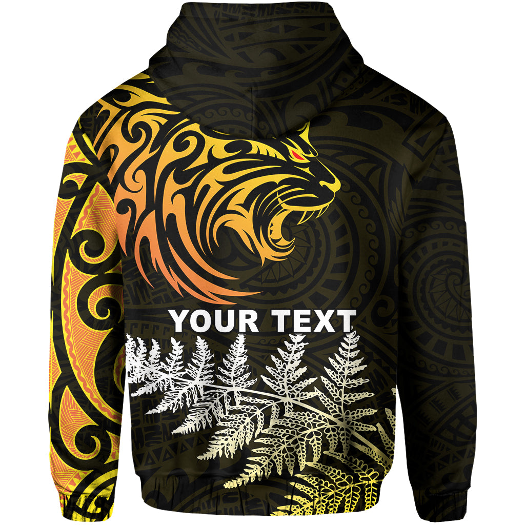 (Custom Personalised) Lion Maori Hoodie Aotearoa mix Silver Fern LT13 - Vibe Hoodie Shop