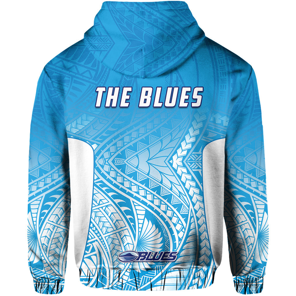 Blues Zip Hoodie Super Rugby New Zealand LT13 - Vibe Hoodie Shop