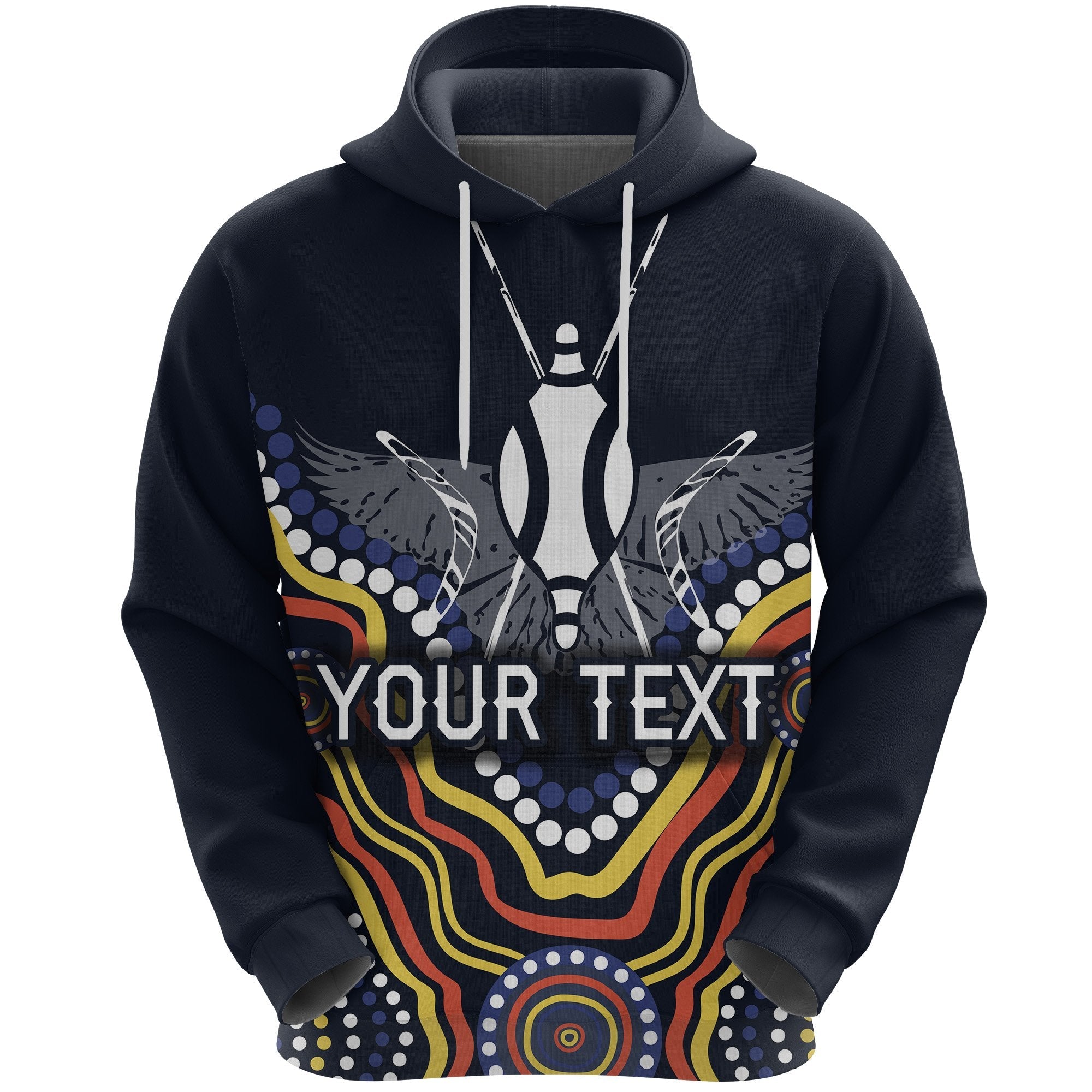 (Custom Personalised) Adelaide Hoodie Special Crows - Vibe Hoodie Shop