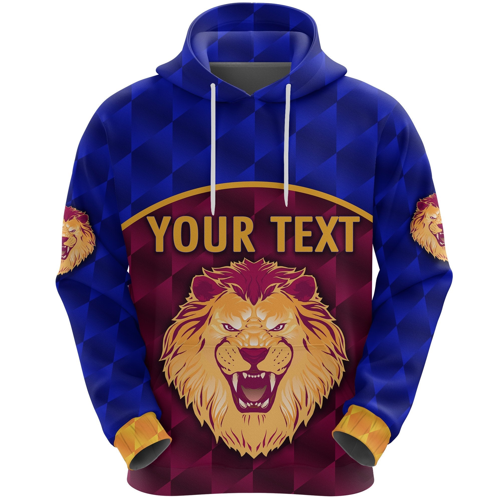 (Custom Personalised) Brisbane Lions Hoodie Powerful - Vibe Hoodie Shop