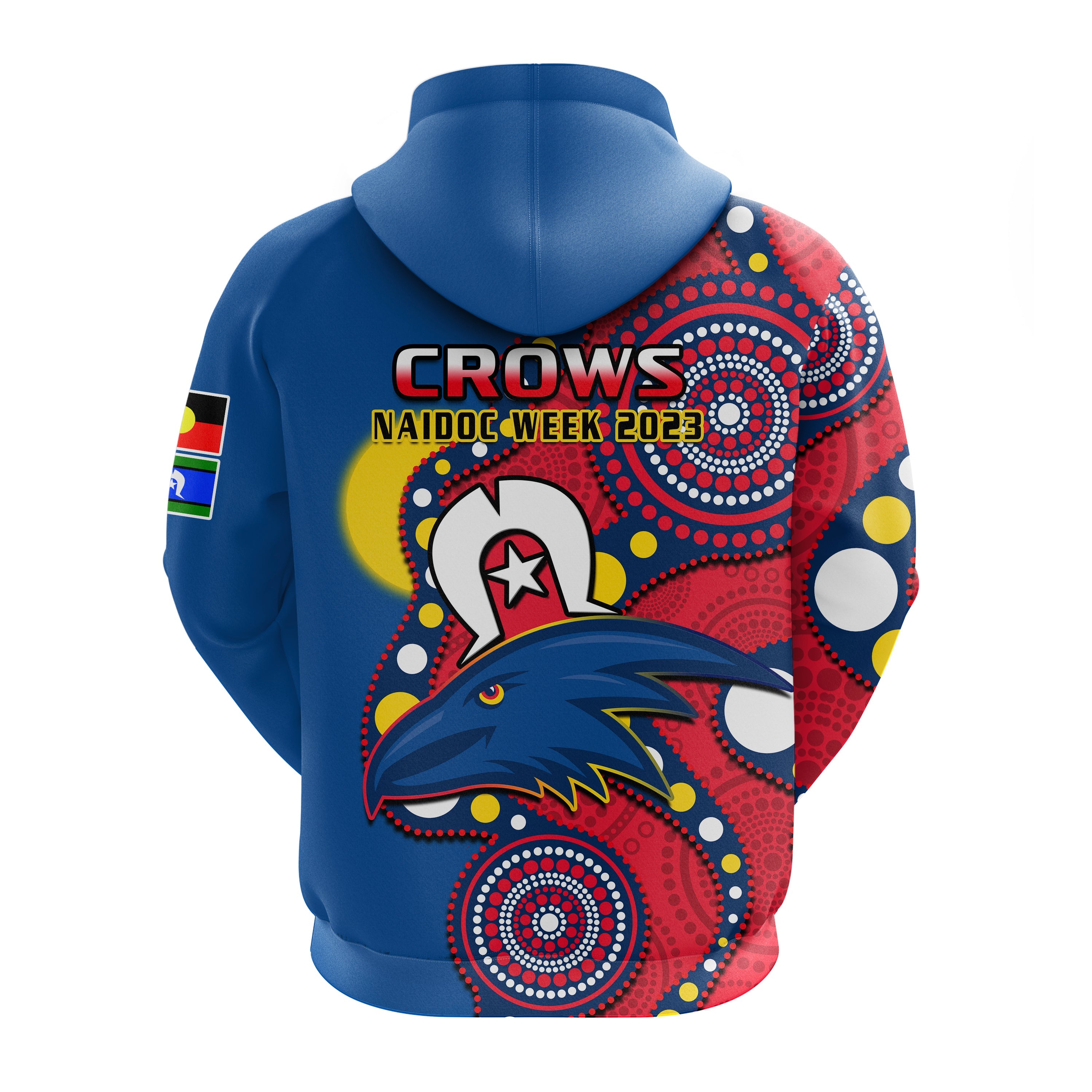 Adelaide Football NAIDOC 2023 Hoodie Crows For Our Elders Indigenous - Vibe Hoodie Shop