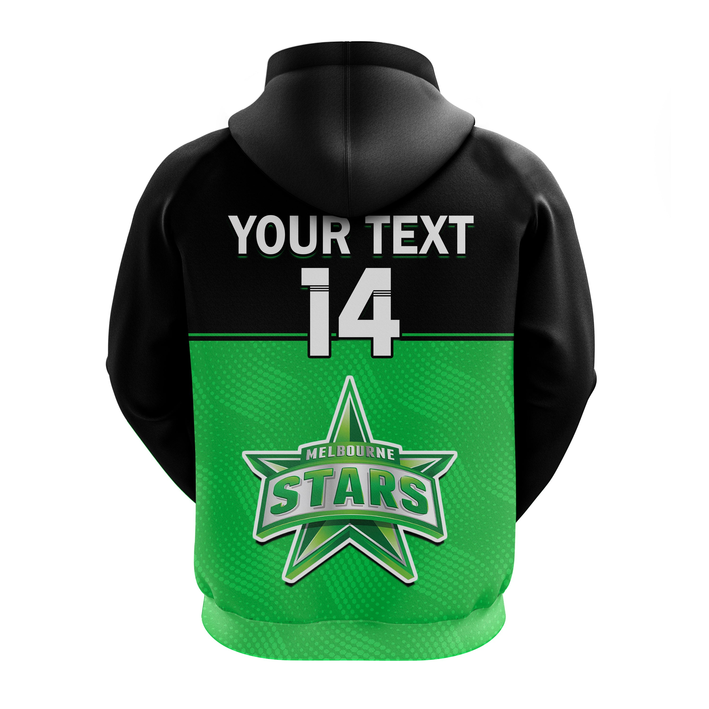 (Custom Text And Number) Melbourne Stars Cricket Hoodie Est 2011 Sporty - Vibe Hoodie Shop