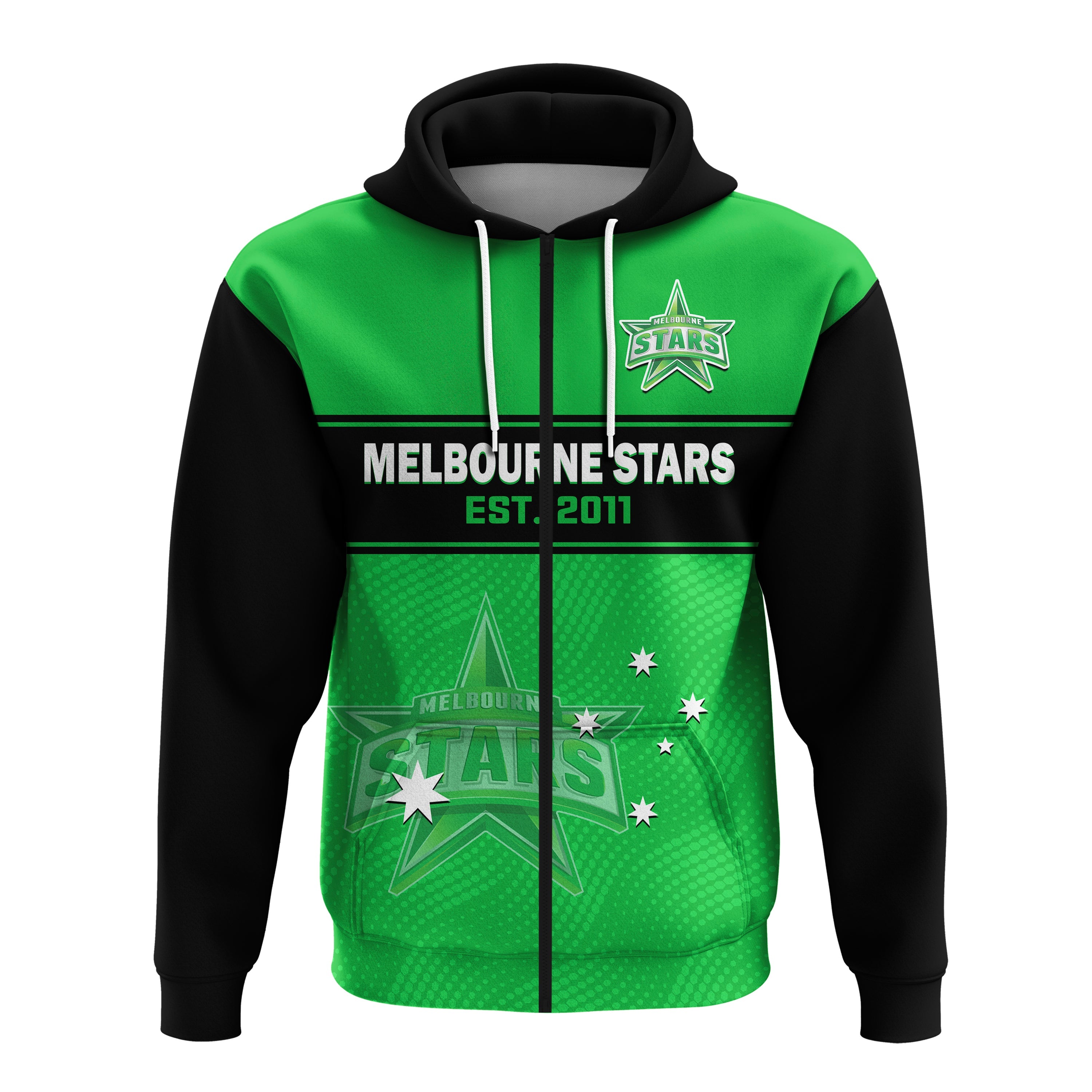 Melbourne Stars Cricket Hoodie Est 2011 Sporty - Vibe Hoodie Shop
