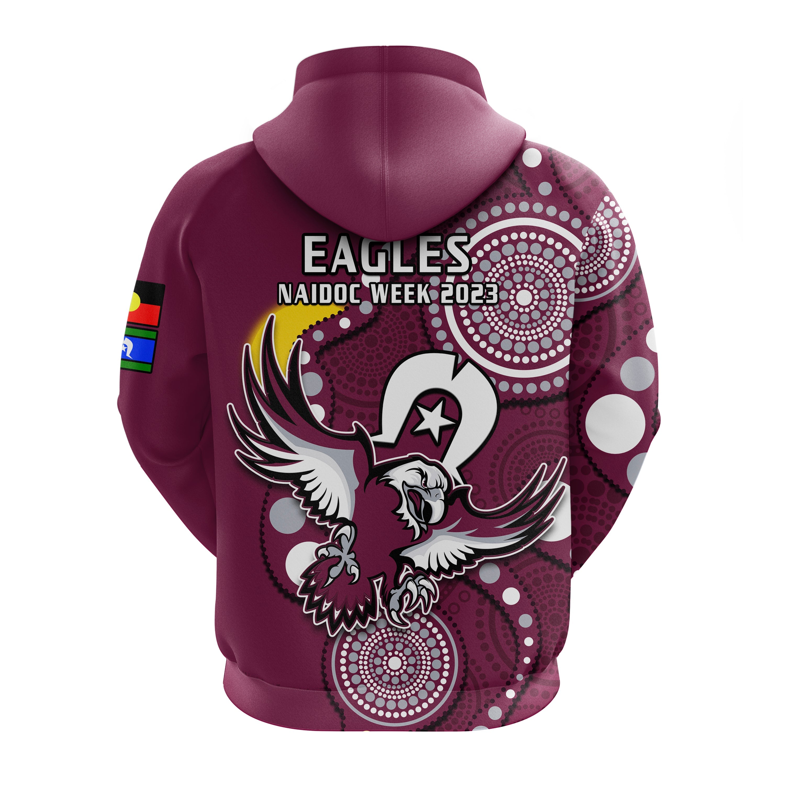 Sea Eagles Rugby NAIDOC 2023 Hoodie Indigenous For Our Elders - Vibe Hoodie Shop