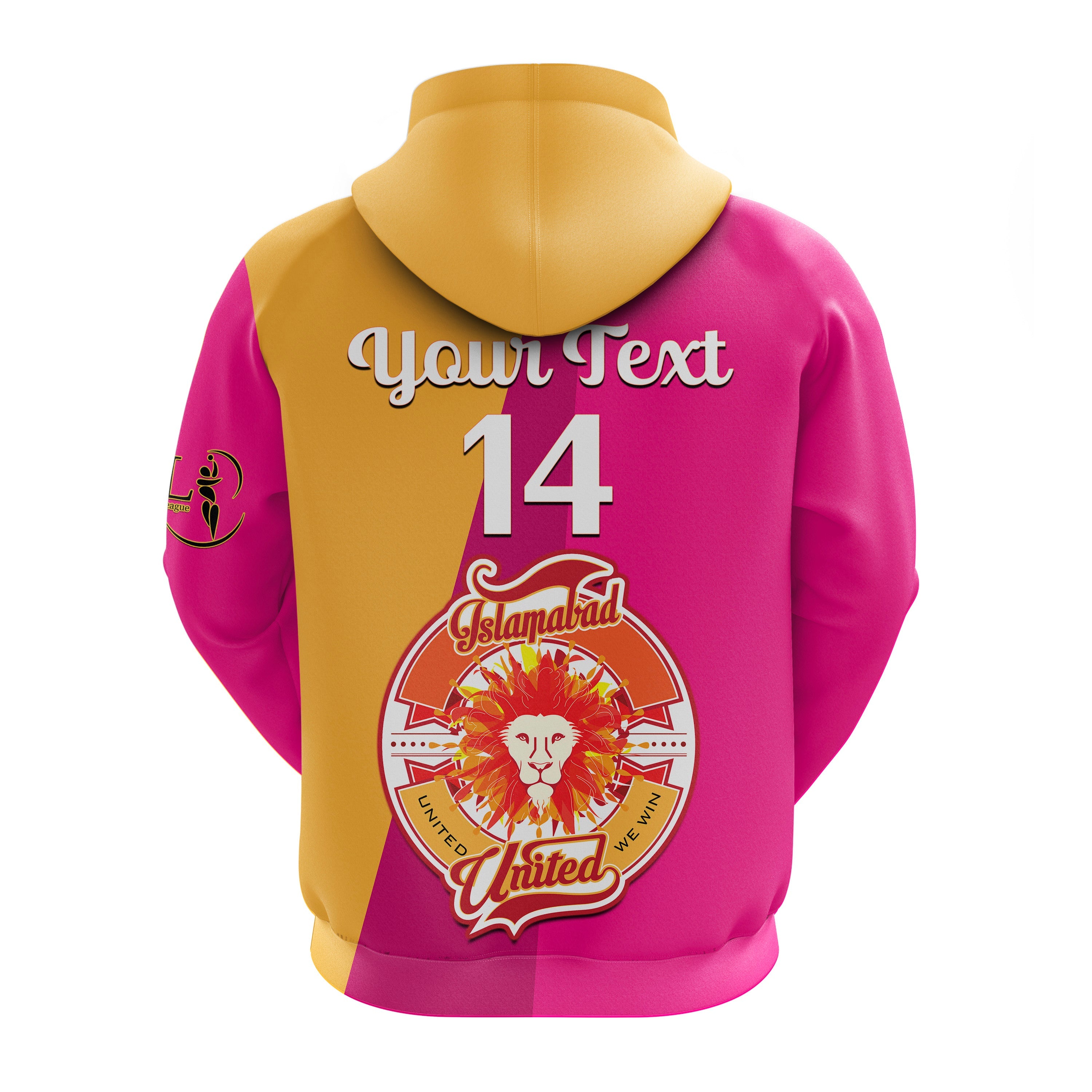(Custom Text And Number) Islamabad United Cricket Hoodie Sherus HBL PSL 2023 Mantegna Dynamic - Vibe Hoodie Shop