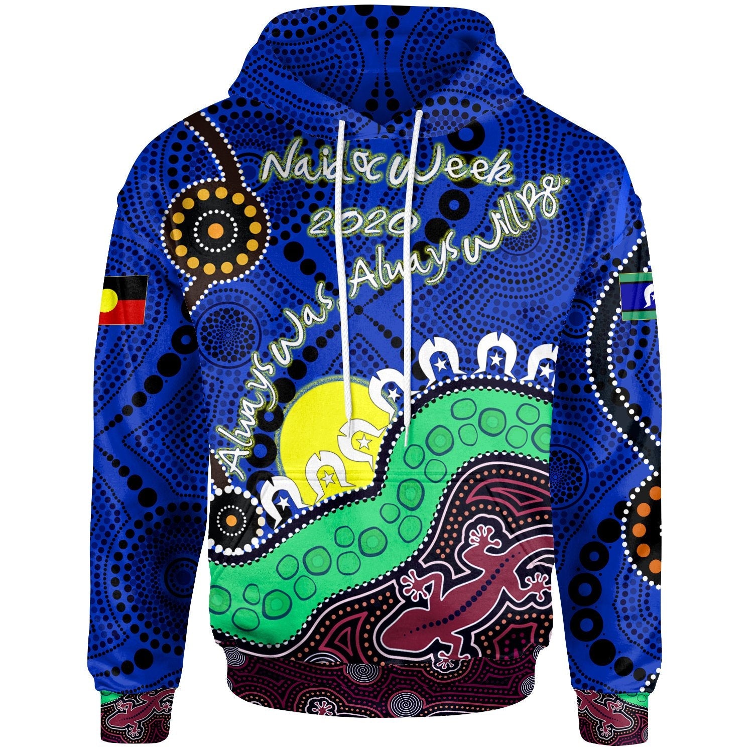 (Custom) Hoodie - Aboriginal NAIDOC Week Style - Vibe Hoodie Shop