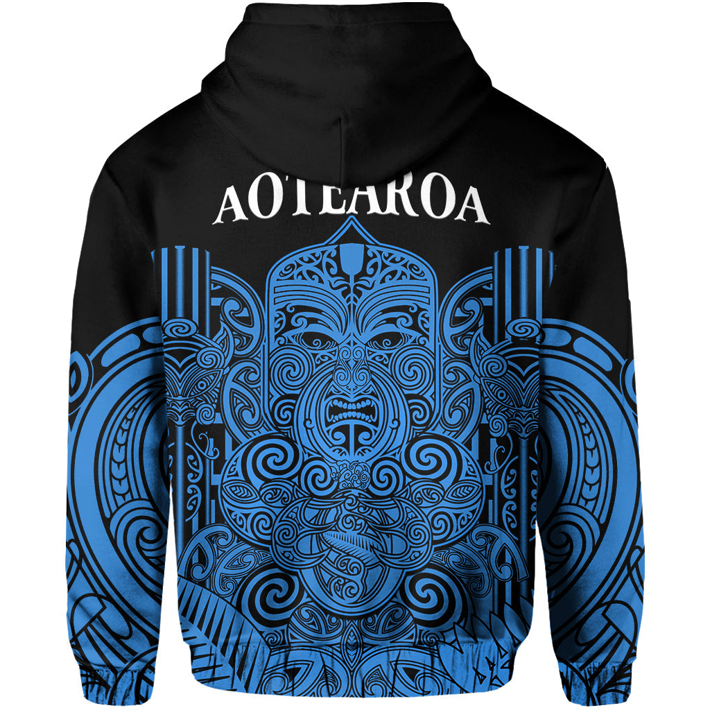 New Zealand Tiki Rugby Hoodie NZ Maori Koru Pattern Ver.05 - Vibe Hoodie Shop