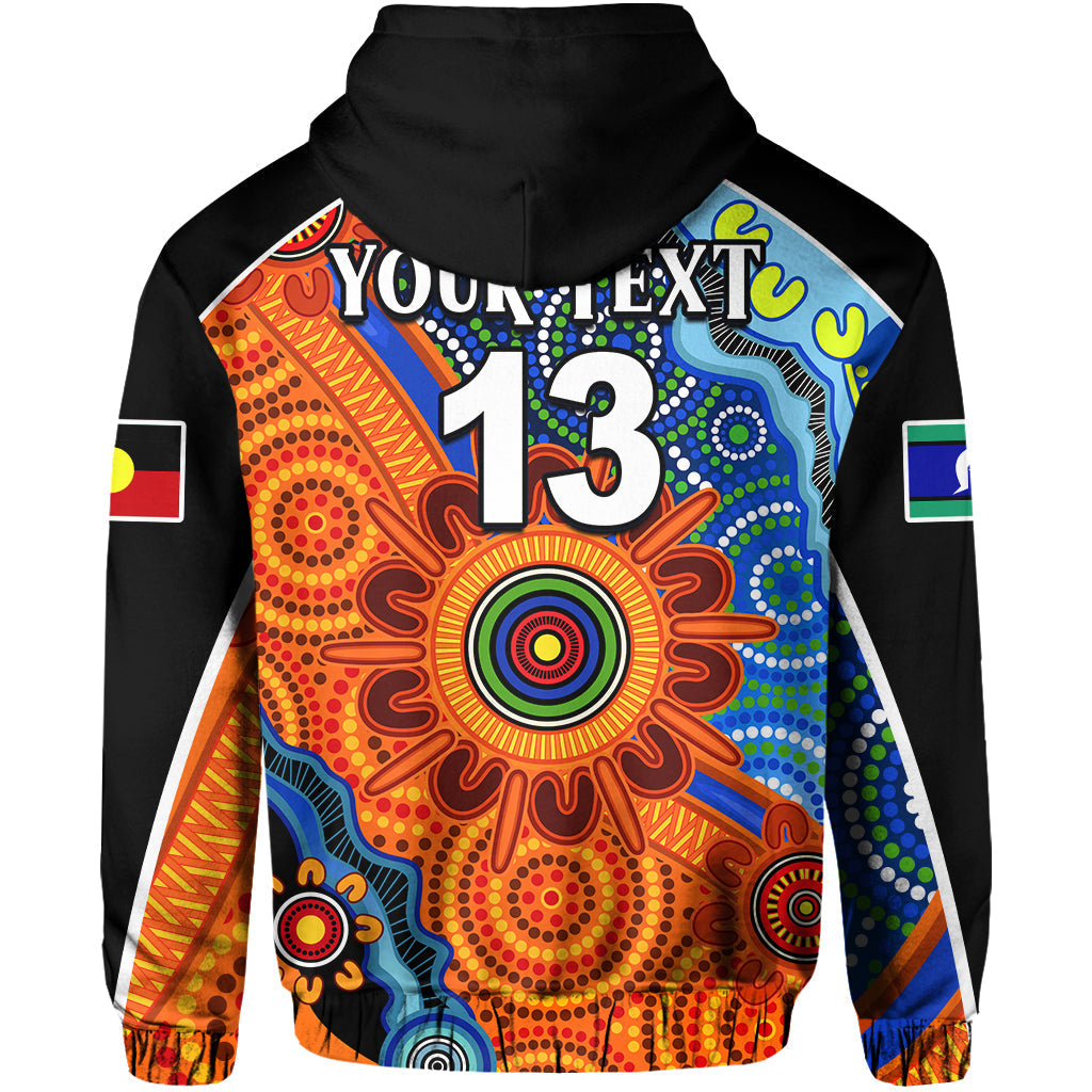 (Custom Text and Number) NAIDOC Week 2022 Hoodie Aboriginal and Torres Strait Islanders Together LT13 - Vibe Hoodie Shop