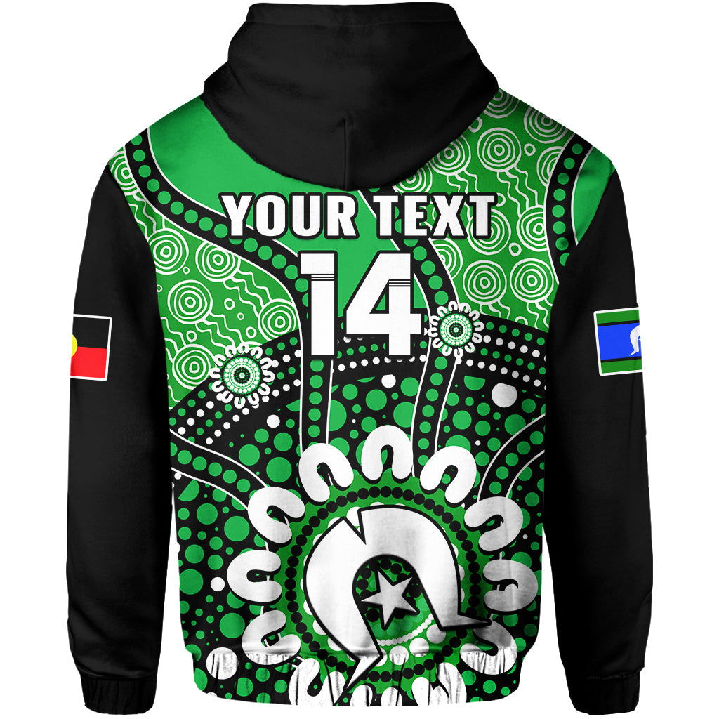 (Custom Text And Number) Melbourne Stars NAIDOC 2023 Hoodie Indigenous For Our Elders - Vibe Hoodie Shop