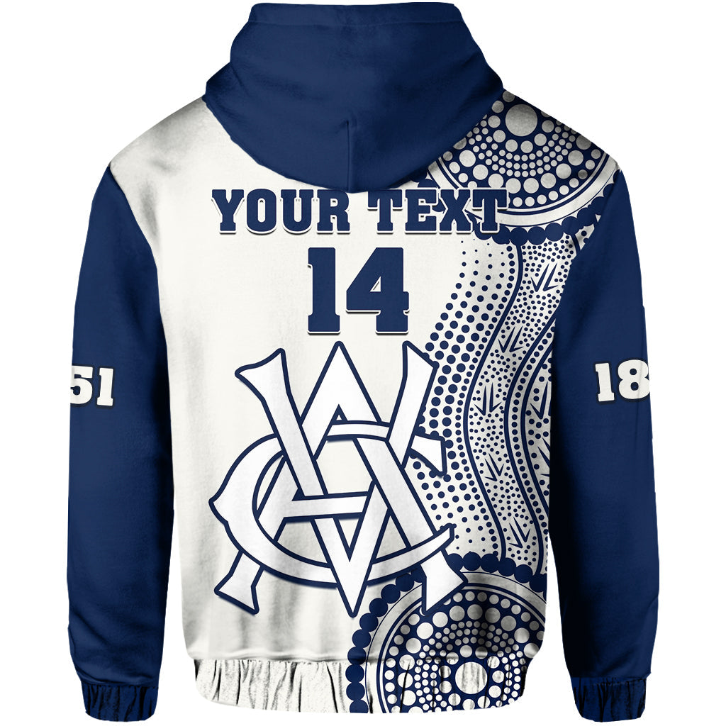 (Custom Text And Number) Victoria Cricket 2023 Hoodie Sheffield Shield Australia Indigenous - Vibe Hoodie Shop
