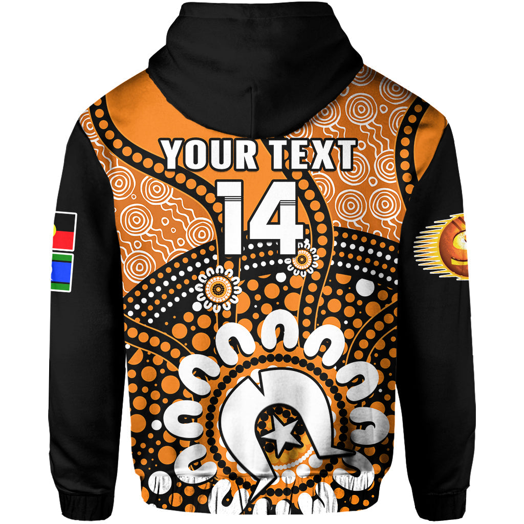 (Custom Text And Number) Perth Scorchers NAIDOC 2023 Hoodie Indigenous For Our Elders - Vibe Hoodie Shop