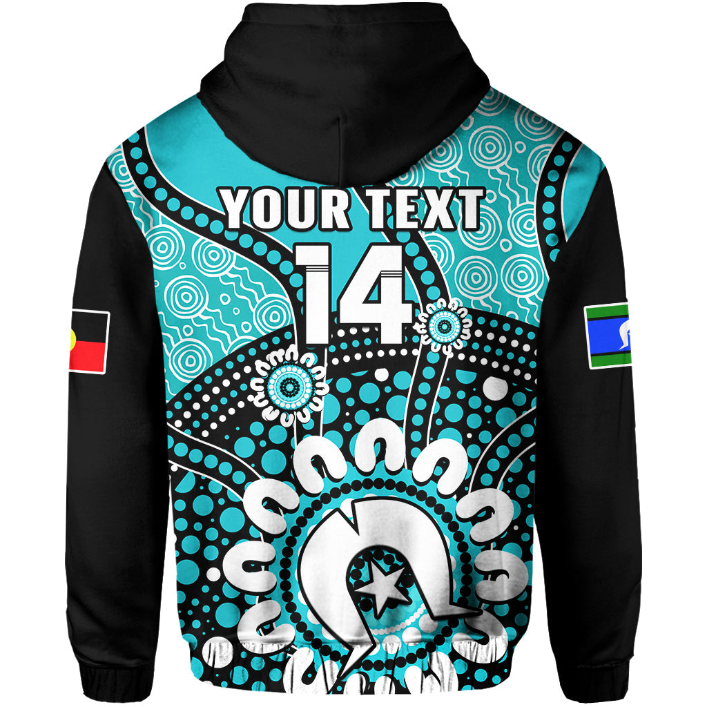 (Custom Text And Number) Brisbane Heat NAIDOC 2023 Hoodie Indigenous For Our Elders - Vibe Hoodie Shop