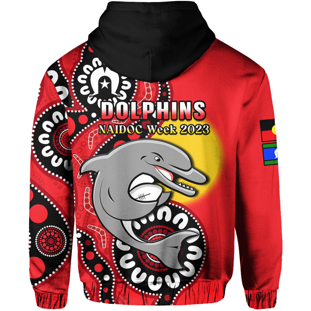 Dolphins Rugby NAIDOC 2023 Hoodie For Our Elders Aboriginal - Vibe Hoodie Shop