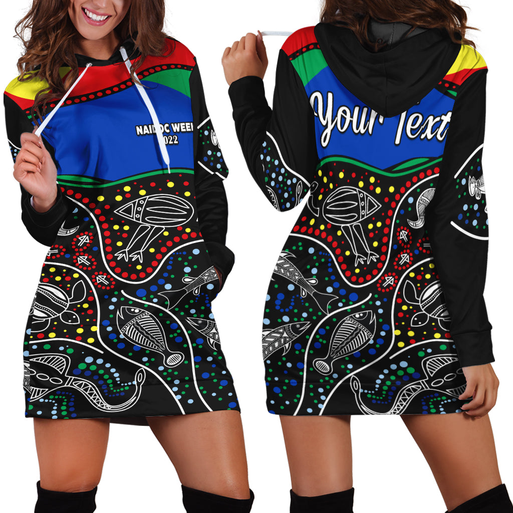 (Custom Personalised) NAIDOC Week 2022 Hoodie Dress National Aborigines And Torres Strait Islander Animals Aboriginal - Vibe Hoodie Shop