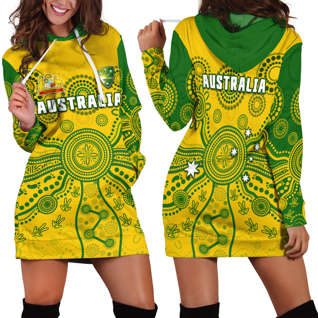 Cricket Australia Hoodie Dress Aussie 2022 Indigenous Special Version - Vibe Hoodie Shop