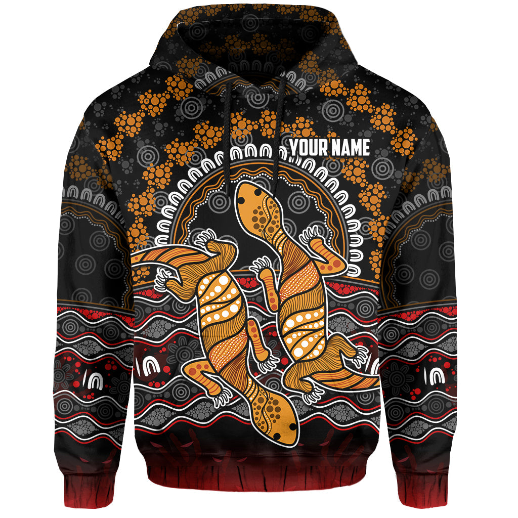 (Custom Personalised) Australia Valentine Hoodie Aboriginal Couple Lizards MY LOVE LT13 - Vibe Hoodie Shop