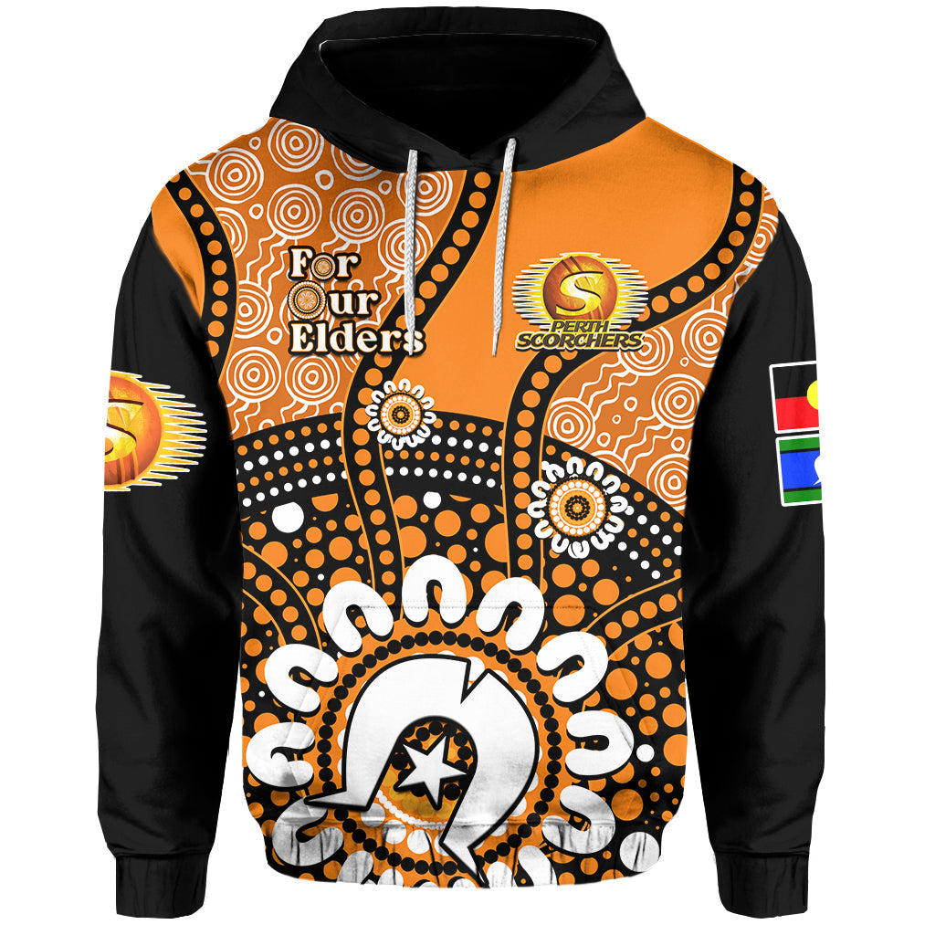 Perth Scorchers NAIDOC 2023 Hoodie Indigenous For Our Elders - Vibe Hoodie Shop
