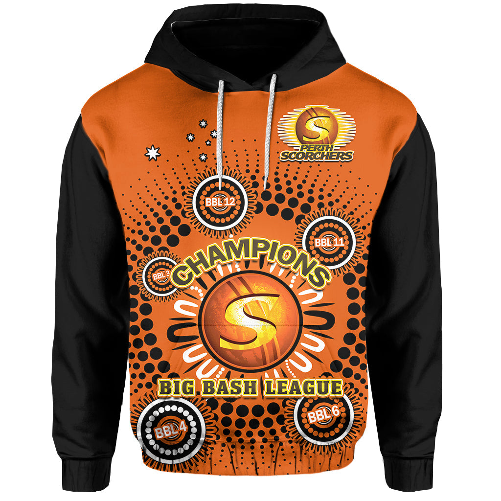 Perth Scorchers Cricket Hoodie Indigenous 5th Champions BBL Proud - Vibe Hoodie Shop