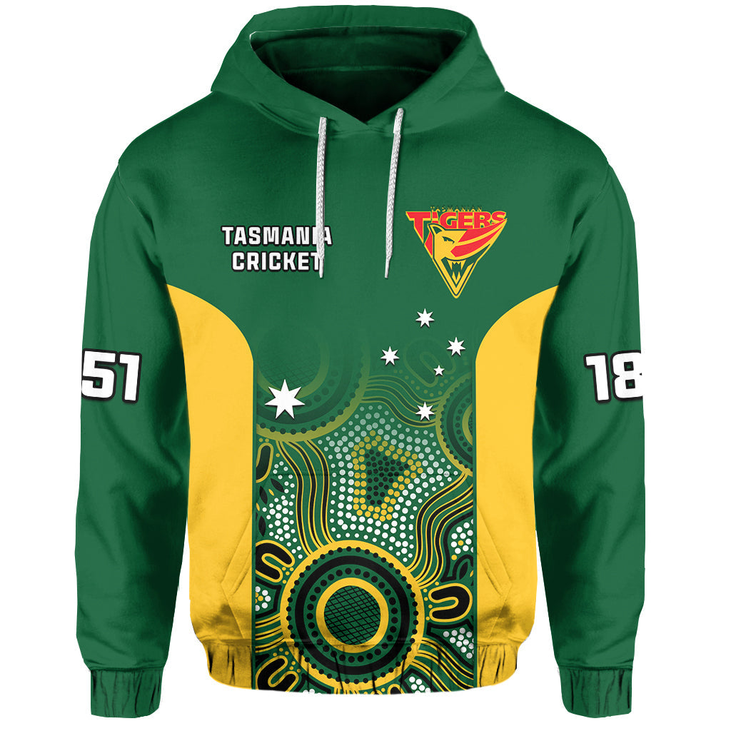 Tasmania Cricket 2023 Hoodie Tigers Sheffield Shield Indigenous - Vibe Hoodie Shop