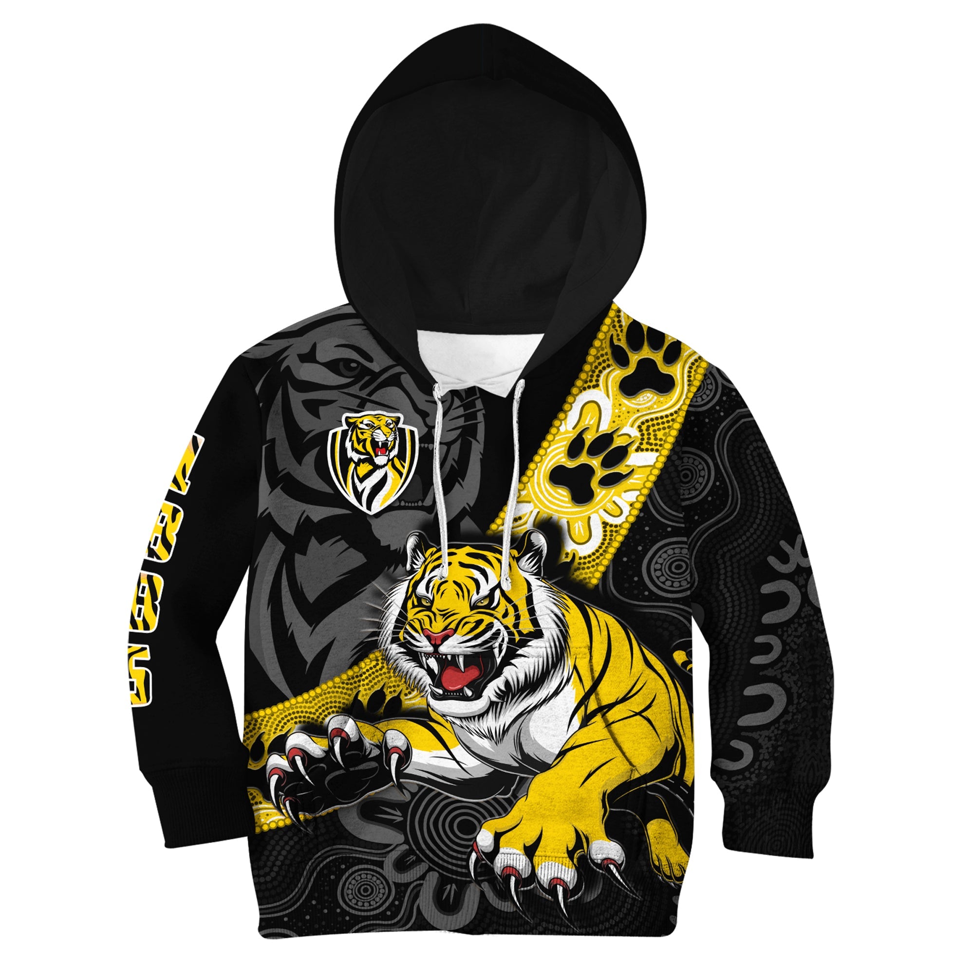 Richmond Football Hoodie KID Tigers 1885 Indigenous Basic Style - Vibe Hoodie Shop