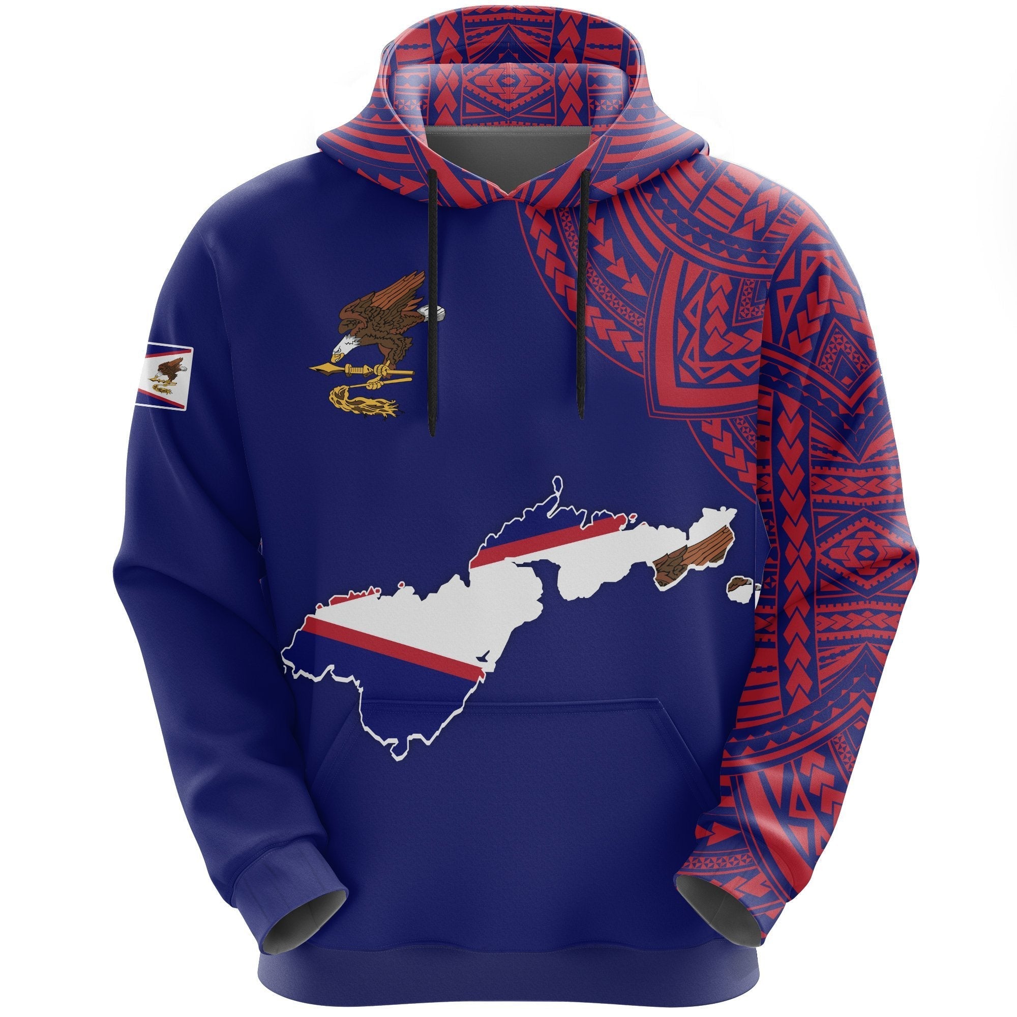 American Samoa Map Special Hoodie - Vibe Hoodie Shop