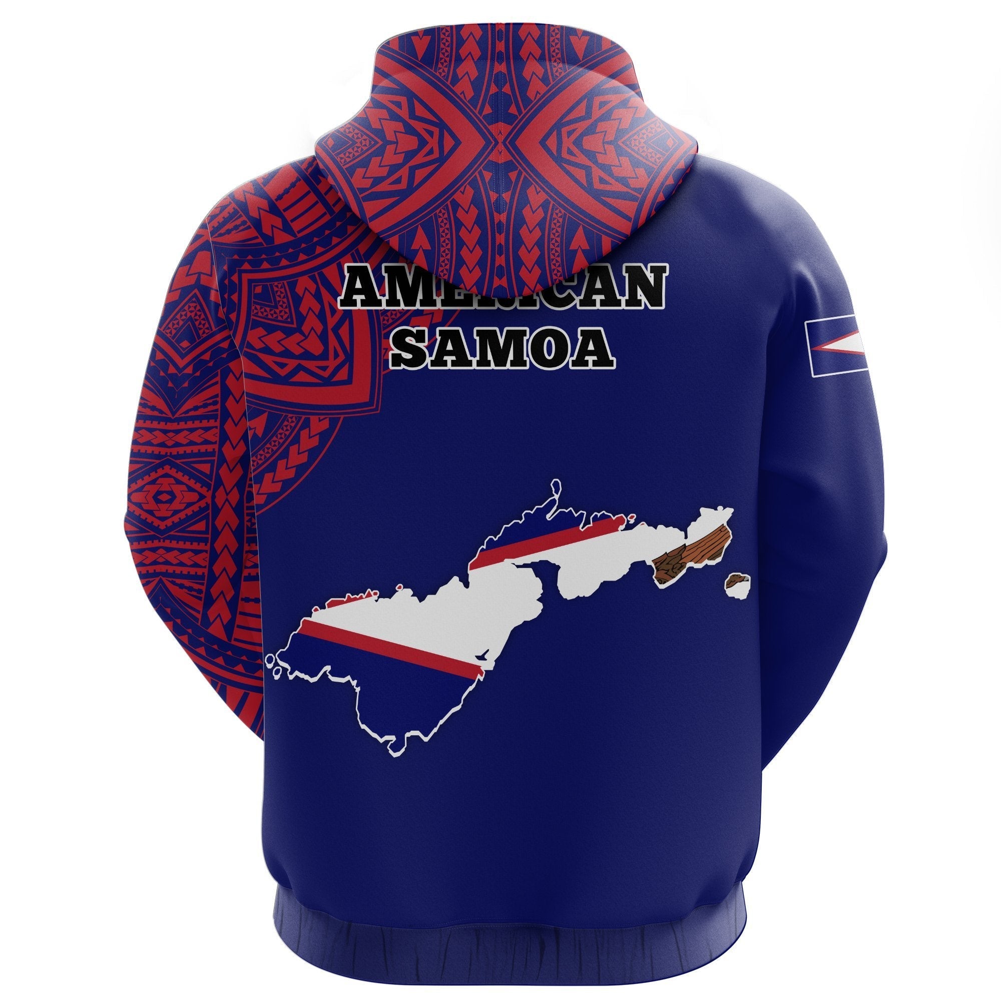 American Samoa Map Special Hoodie - Vibe Hoodie Shop