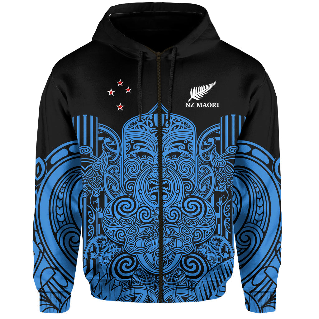 New Zealand Tiki Rugby Hoodie NZ Maori Koru Pattern Ver.05 - Vibe Hoodie Shop