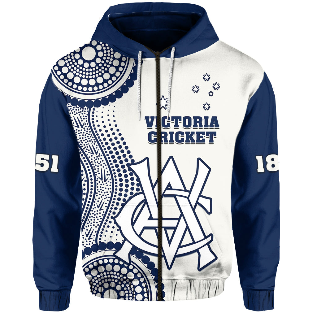 (Custom Text And Number) Victoria Cricket 2023 Hoodie Sheffield Shield Australia Indigenous - Vibe Hoodie Shop
