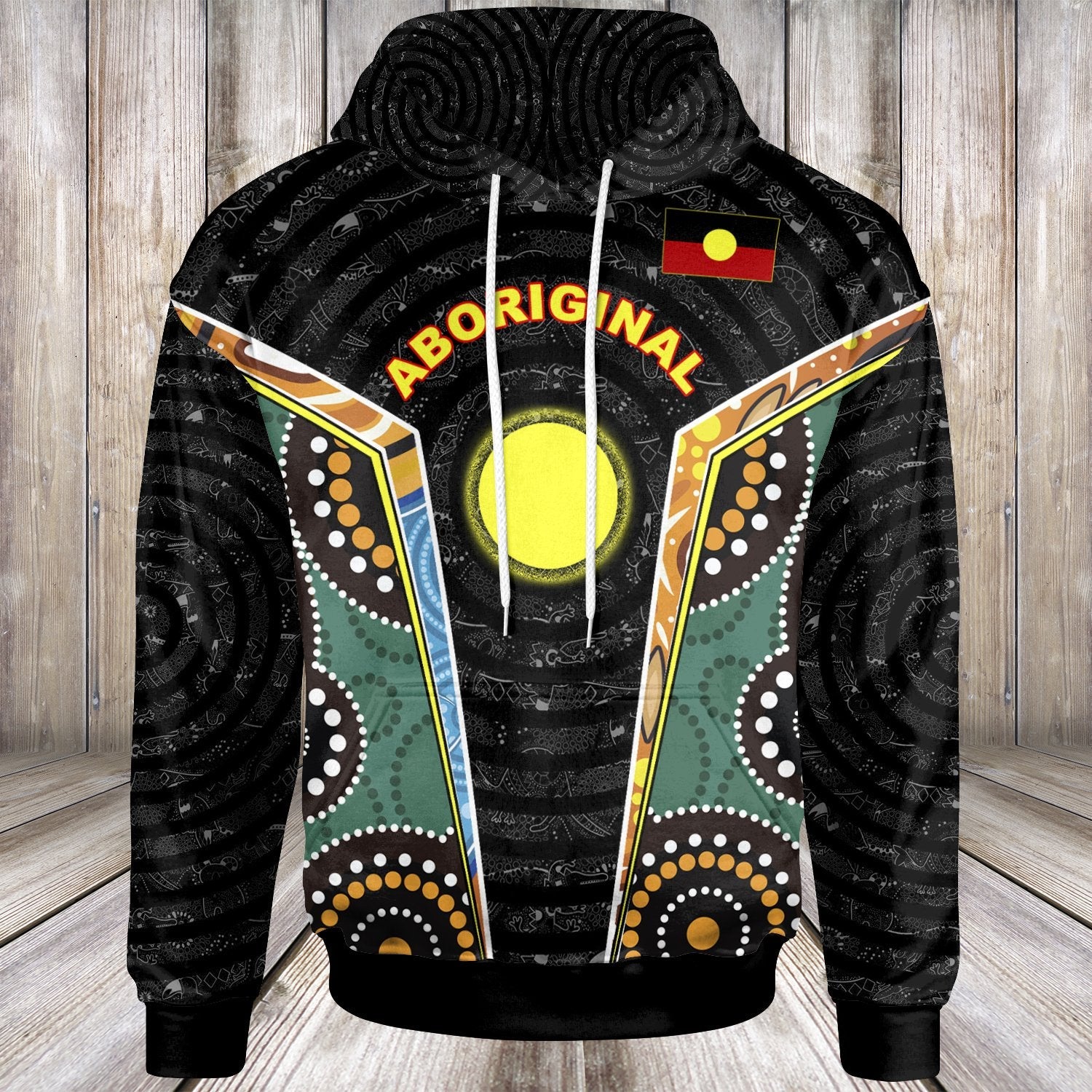 (Custom) Hoodies - Aboriginal Lives Matter Style Tornado - Vibe Hoodie Shop