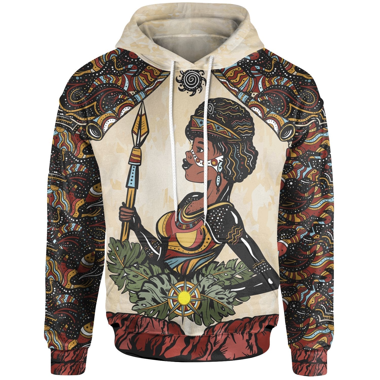 (Custom Text) Hoodie - Aboriginal Women - Vibe Hoodie Shop