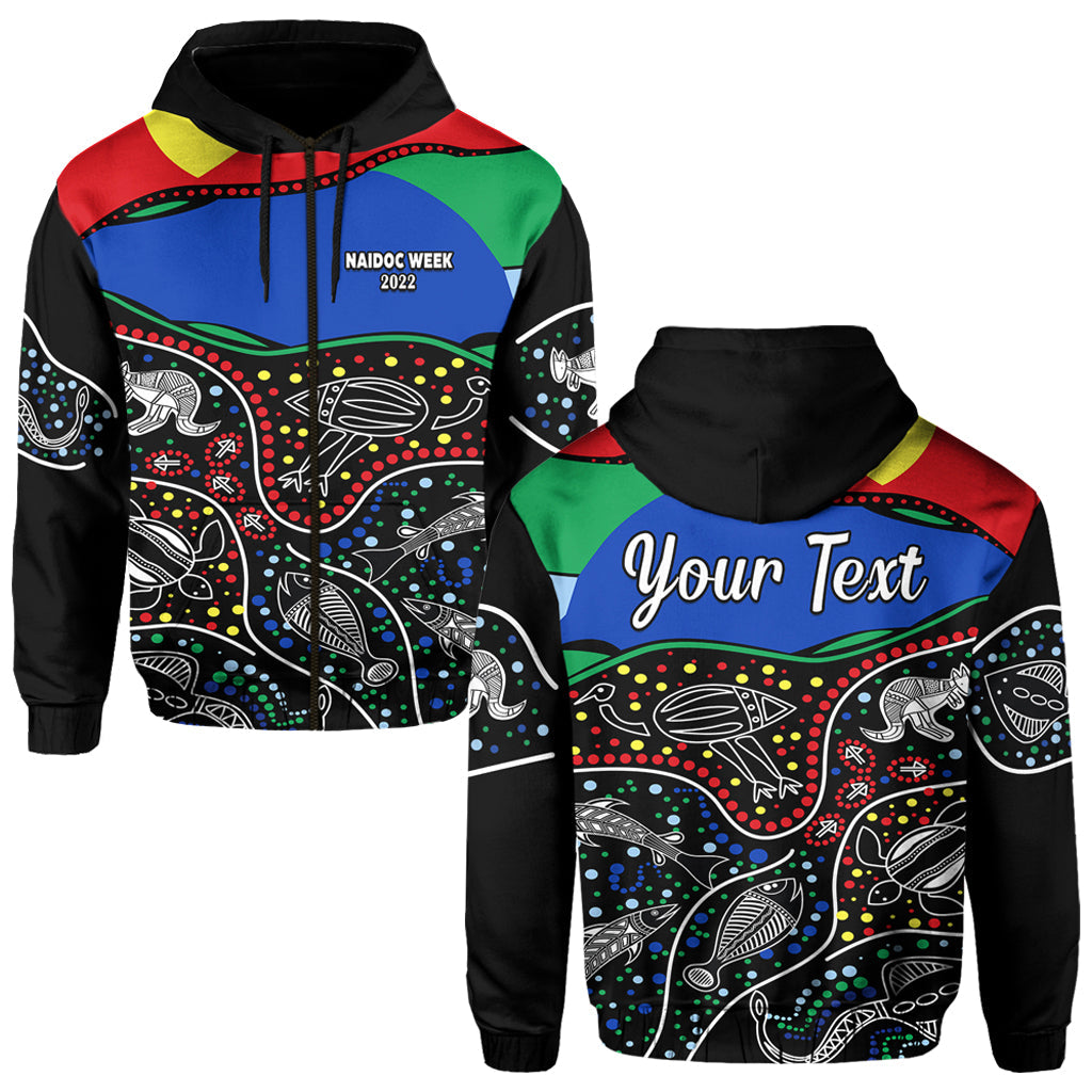 (Custom Personalised) NAIDOC Week 2022 Hoodie National Aborigines And Torres Strait Islander Animals Aboriginal - Vibe Hoodie Shop