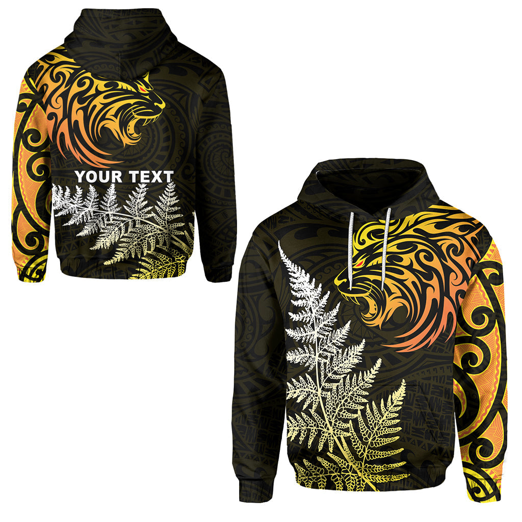 (Custom Personalised) Lion Maori Hoodie Aotearoa mix Silver Fern LT13 - Vibe Hoodie Shop