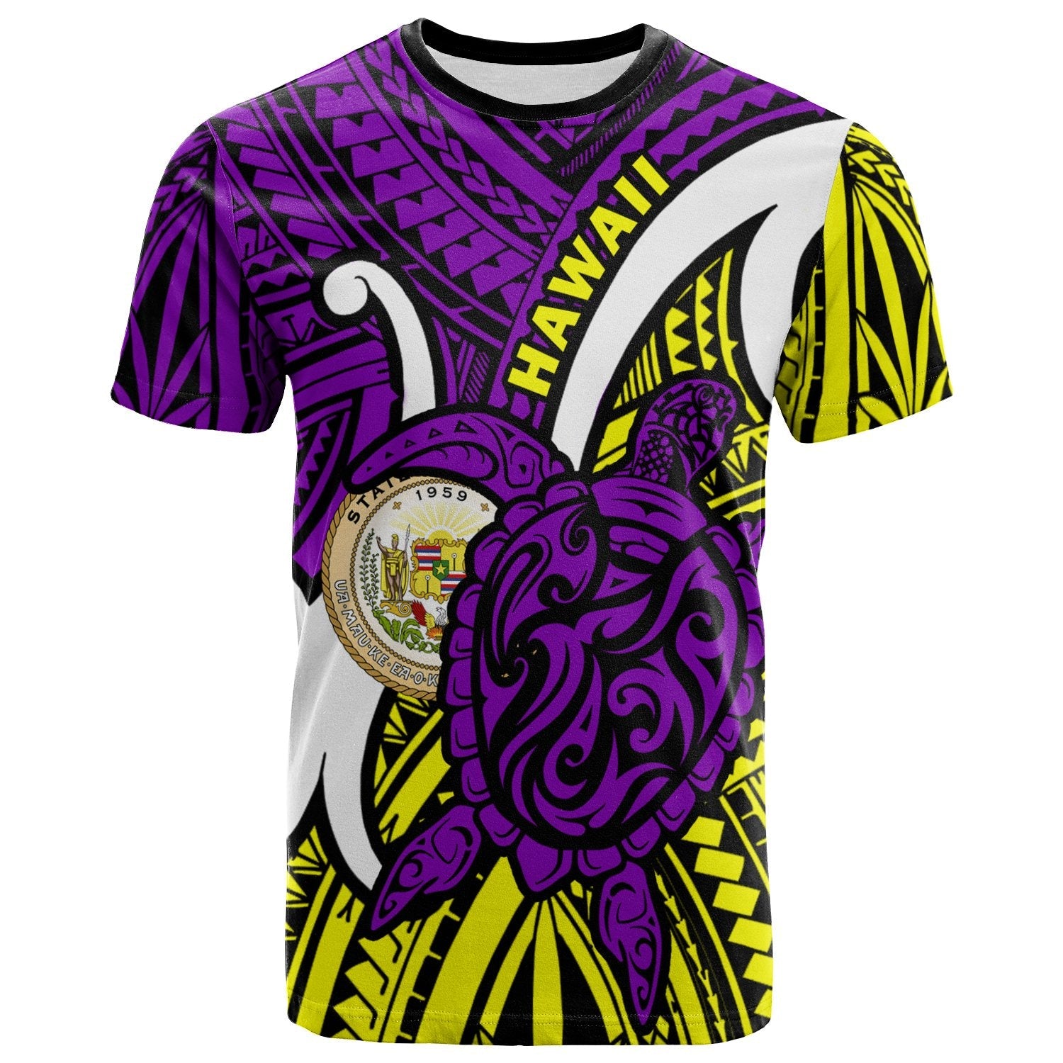 Hawaii T shirts - Turtle Luxurious Color - TT - Vibe Hoodie Shop