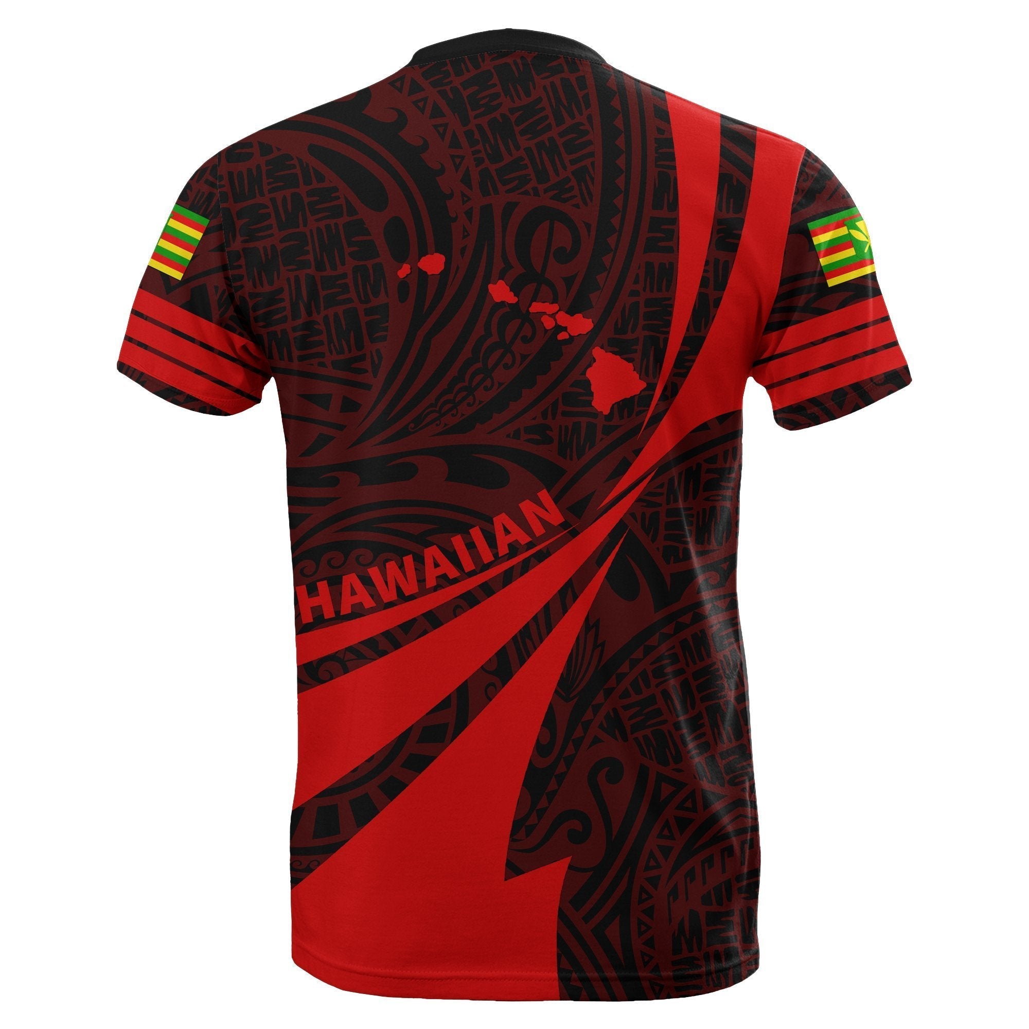 Kanaka Polynesian T shirt Red - Doma Style - Vibe Hoodie Shop