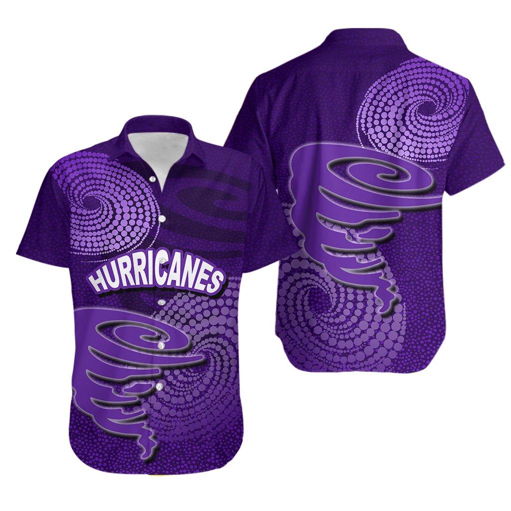 Hobart Hurricanes Cricket Hawaiian Shirt - Vibe Hoodie Shop