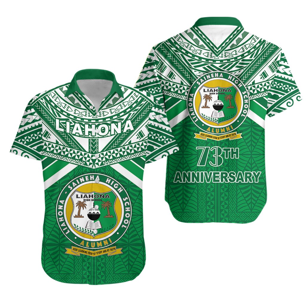 Happy Anniversary Liahona Hawaiian Shirt Tonga High School - Vibe Hoodie Shop