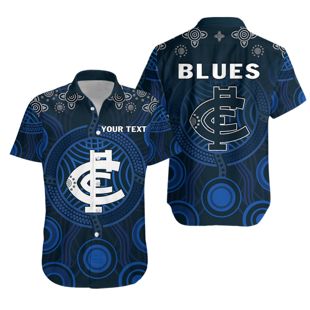 (Custom Personalised) Blues Indigenous Hawaiian Shirt 2021 Football Season - Vibe Hoodie Shop